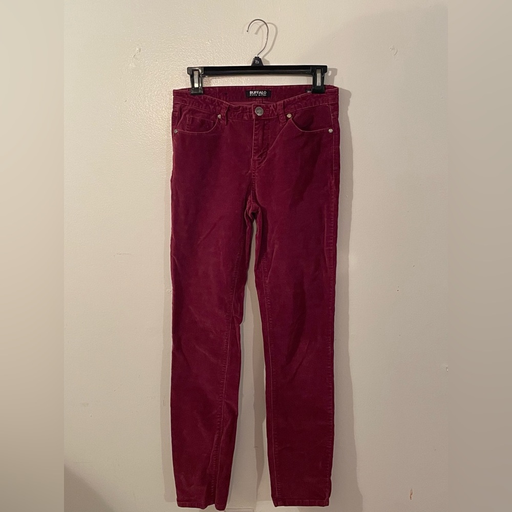 burgundy corduroy jeans